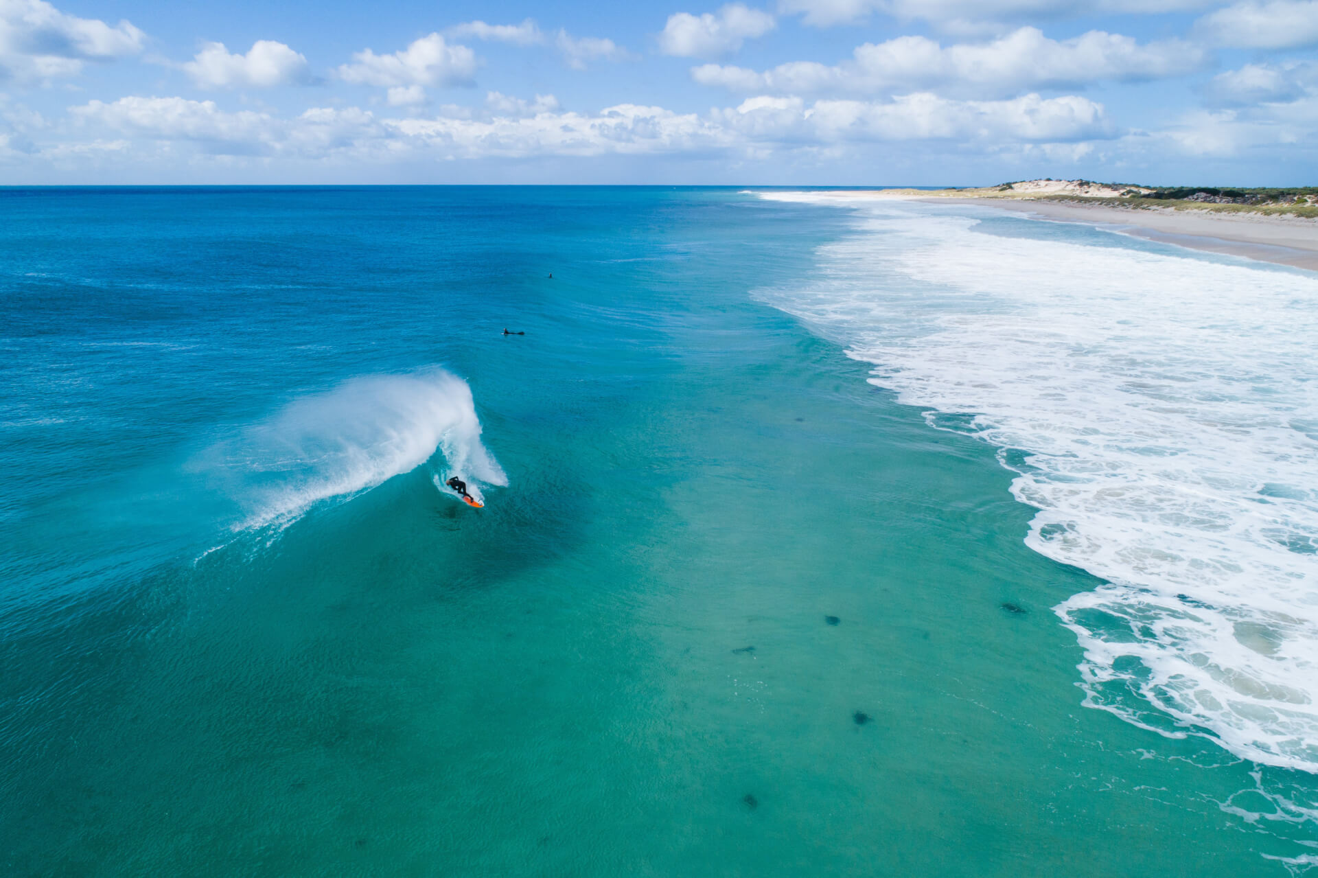 Surfing Martha Lavinia Beach