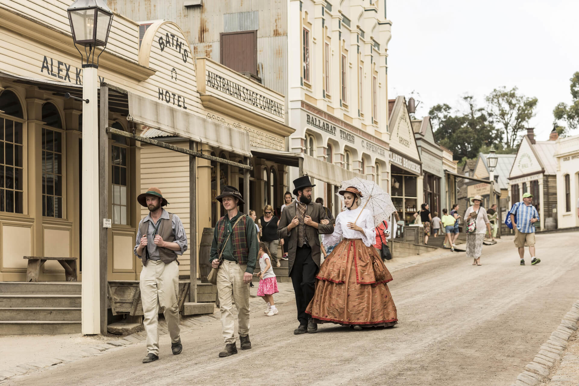 AU Private Tours Sovereign Hill dressed up min