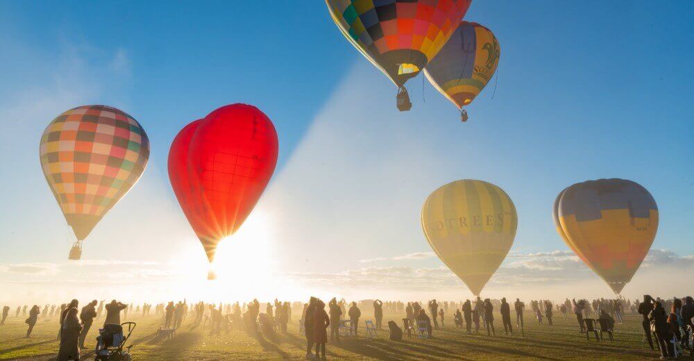 King Valley Victoria High Country Hot air balloon festival