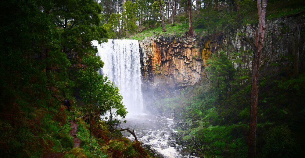 Trentham Falls after rain