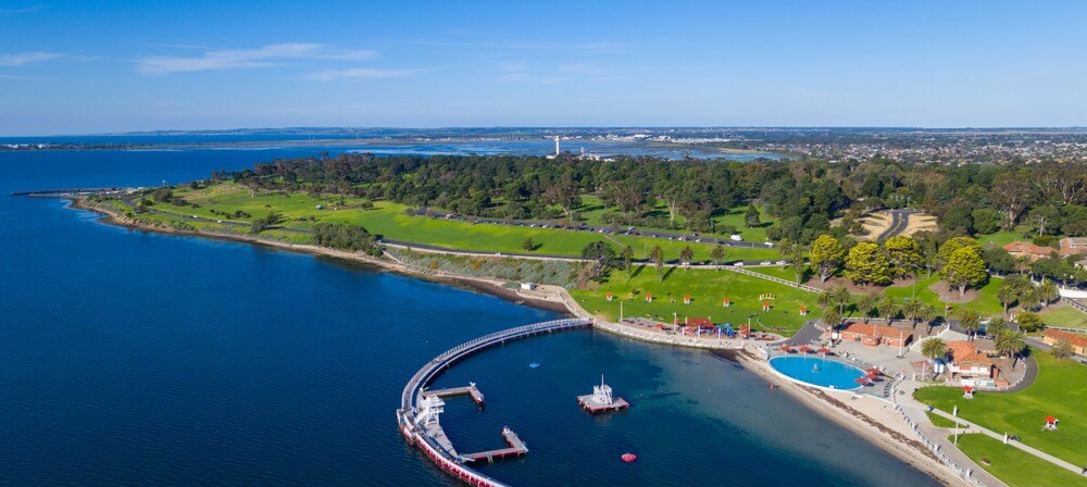 Geelong waterfront ocean swimming pool